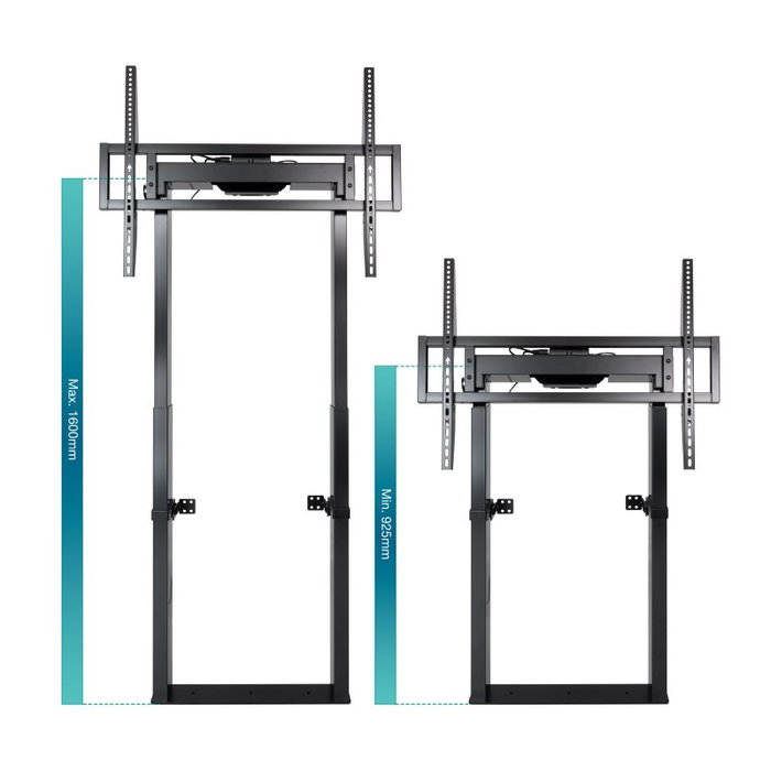 Tooq TITAN Soporte de Suelo y Pared Motorizado FSM01-B para TV 55-100 pulgadas